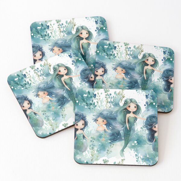 Item preview, Mermaids Pattern 25 designed and sold by DigitalPatternx.
