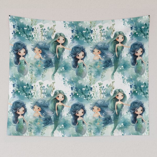 Item preview, Mermaids Pattern 25 designed and sold by DigitalPatternx.