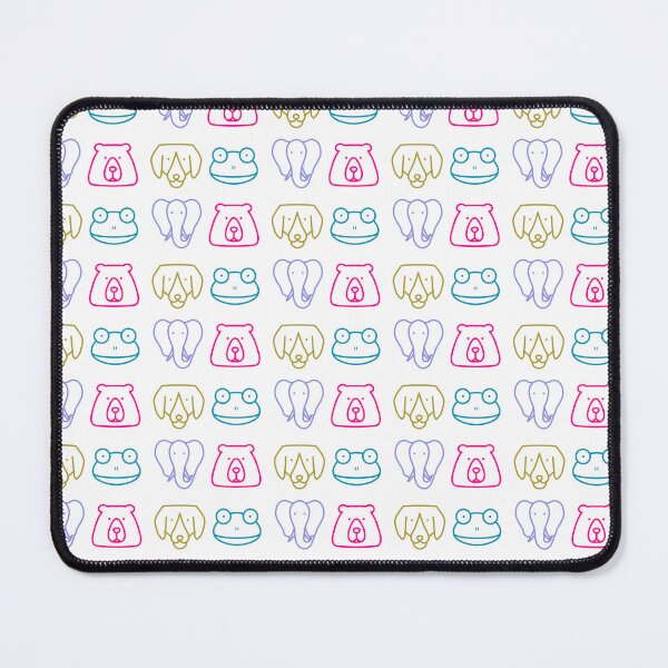 Item preview, colorful animals cute face  designed and sold by ichirochen.