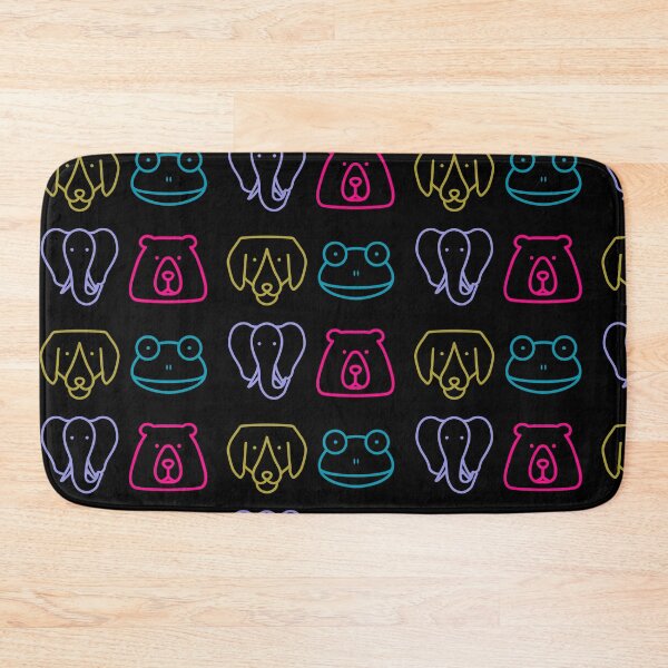 Item preview, colorful animals cute face  designed and sold by ichirochen.