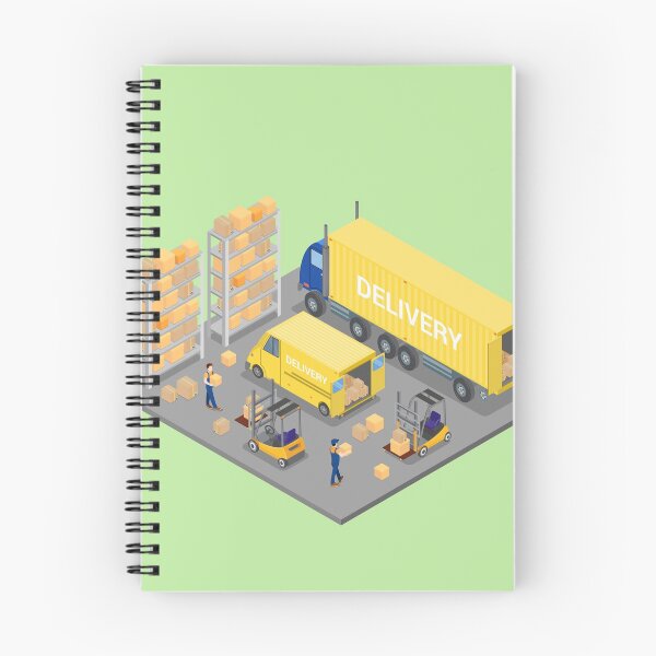 Item preview, Isometric Warehouse. Cargo Industry. Worker on Forklift. Cargo Loading.  designed and sold by ivector.