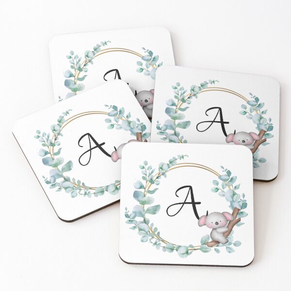 Item preview, Monogram Letter A | Koala Design designed and sold by JustSeasons.