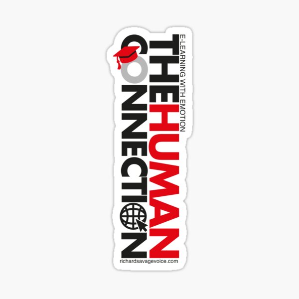 The Human Connection - E-Learning with Emotion - Vertical Sticker