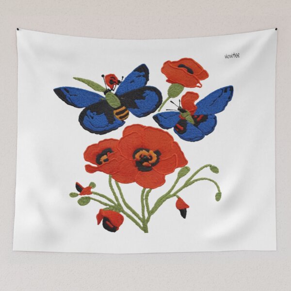 Item preview, Folk art composition #37 designed and sold by wowitsmytshirt.