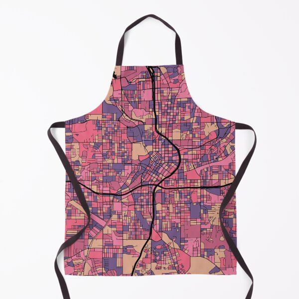 Item preview, Atlanta Map Pattern in Purple & Pink designed and sold by PatternMaps.
