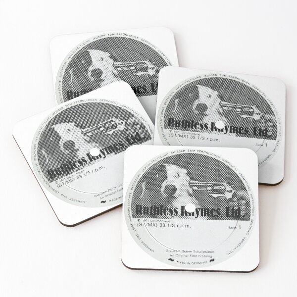 Item preview, Ruthless Rhymes classic record label designed and sold by platterpus.