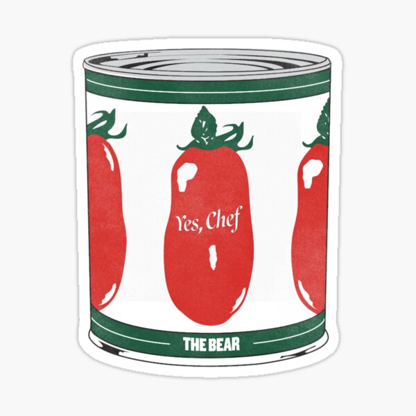 Yes Chef, The Bear , Sticker – Random Accessories NYC