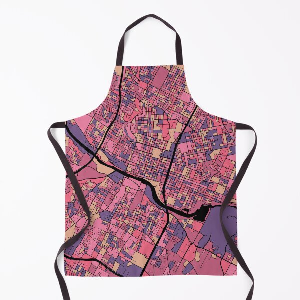Item preview, Austin Map Pattern in Purple & Pink designed and sold by PatternMaps.