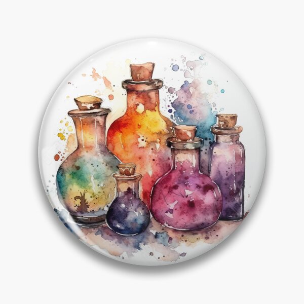 Item preview, Watercolor Witch's tools designed and sold by Mandayartstudio.
