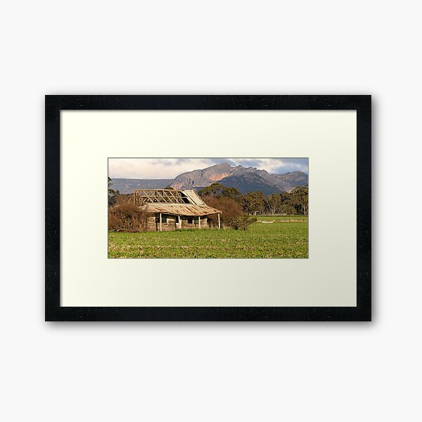 Old Farm House Framed Art Print