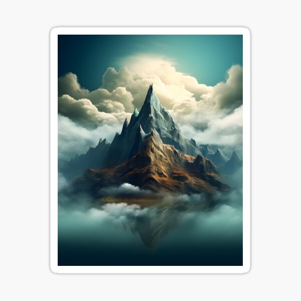 Item preview, Mystic Mountains: Surrealist Heights designed and sold by Shirtastically.