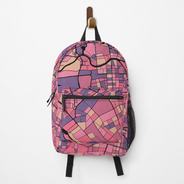 Item preview, Berlin Map Pattern in Purple & Pink designed and sold by PatternMaps.