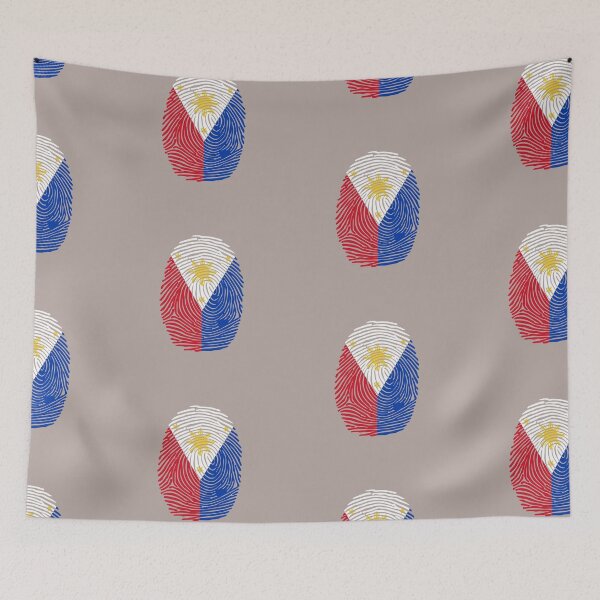 Item preview, Philippine Flag Fingerprint designed and sold by SariSariStoreFL.