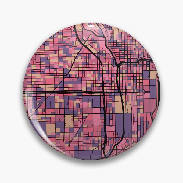 Item preview, Chicago Map Pattern in Purple & Pink designed and sold by PatternMaps.
