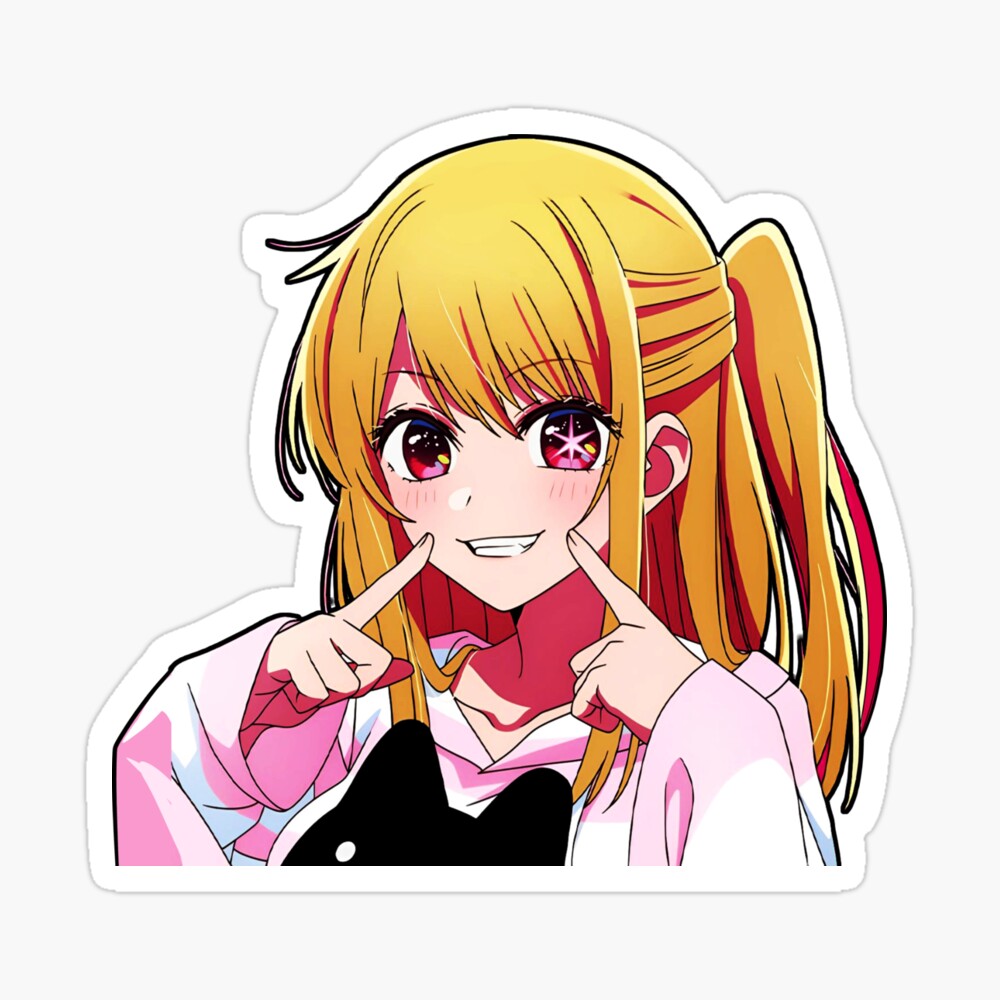 ruby oshi no ko sticker oshi no ko anime decals Ruby Hoshino anime shirt  waifu sticker