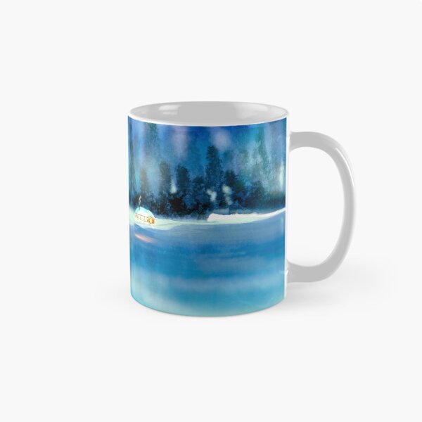 Item preview, North pole, Aurora Borealis, Northern Lights, Winter Snow,  designed and sold by MouseCatty.