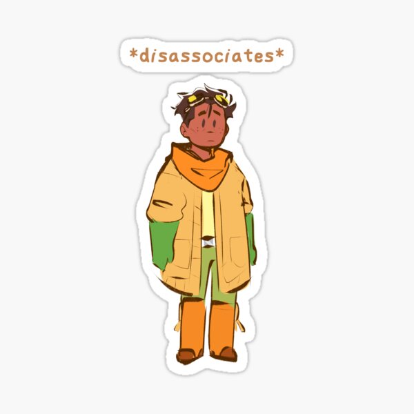 Duende Verde Gabri (Squints at u eyes) Sticker for Sale by