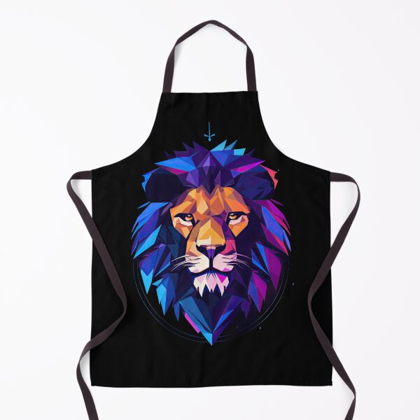 Item preview, Blue Tech Lion: Minimalistic Animal T-Shirt Design designed and sold by eyestetix.