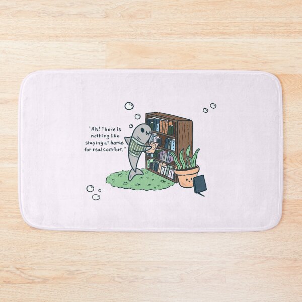 Item preview, shark's bookish abode designed and sold by ht.