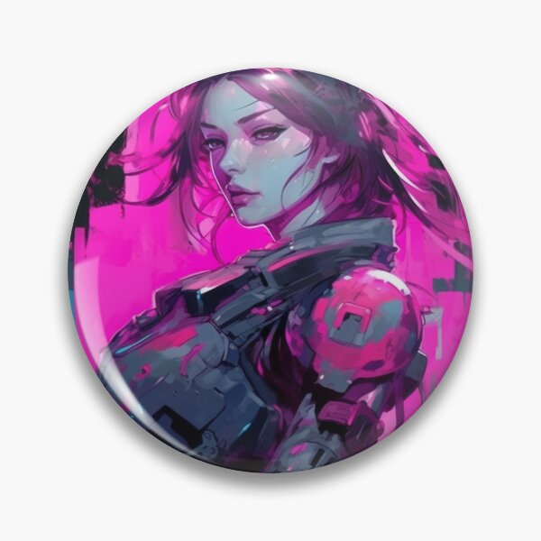 Item preview, Cyberpunk Vaporwave Girl  - Lost in Dreams designed and sold by Splatter-arts.