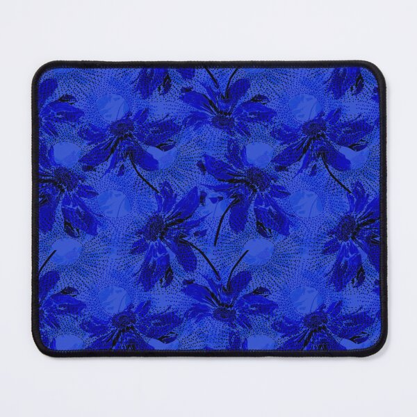 Item preview, Monochrome blue floral pattern. designed and sold by marinaklykva.