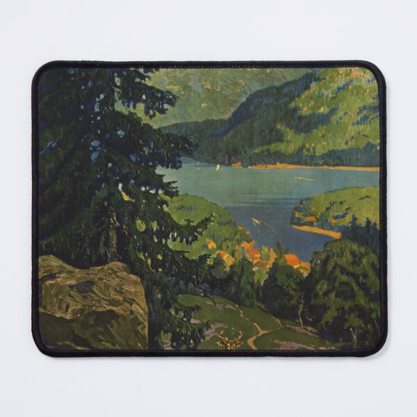 Item preview, STK502182A-Vintage travel poster for the Adirondack Mountains and Lake Placid. designed and sold by StocktrekImages.