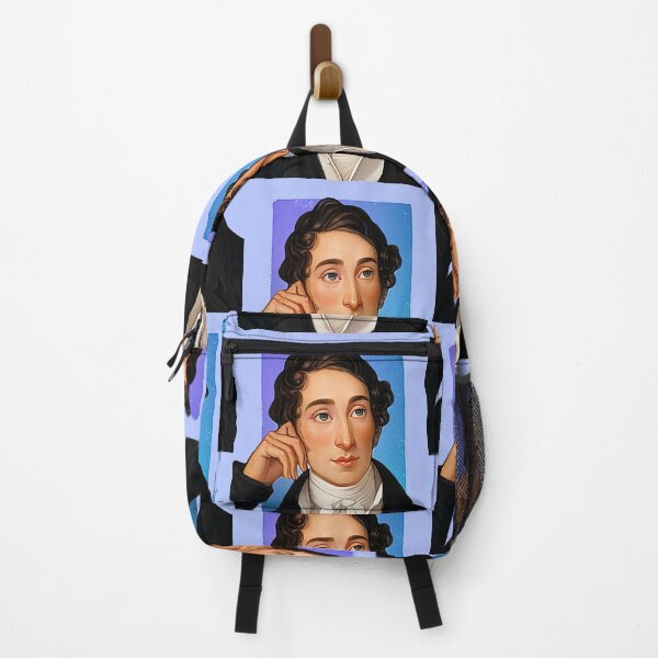 Item preview, German Composer Carl Maria von Weber - blue - illustration designed and sold by Litstoy.