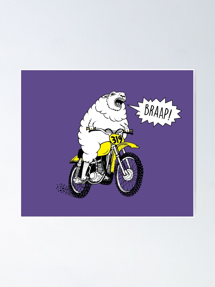 MANGE MA POUSSIERE Dirt bike moto hors route humour drôle T-Shirt