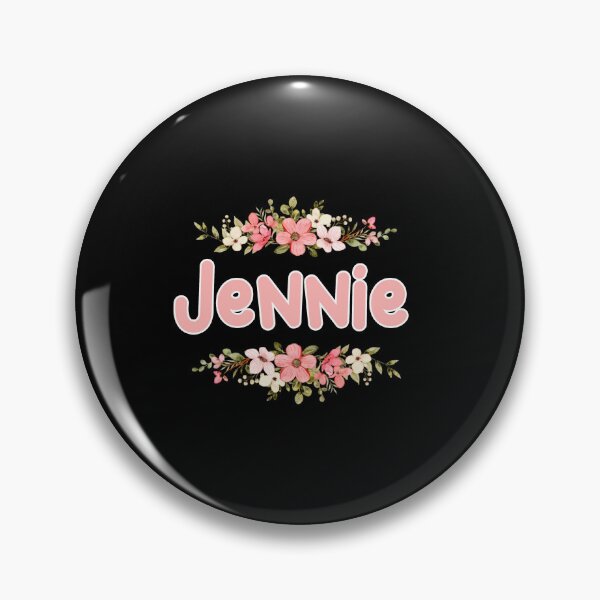 Item preview, Flower Jennie Name Label (Black) designed and sold by NafilNafiz.