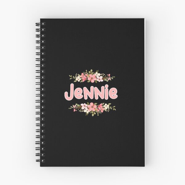 Item preview, Flower Jennie Name Label (Black) designed and sold by NafilNafiz.
