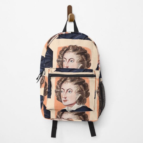 Item preview, English Composer Henry Purcell - orange - illustration designed and sold by Litstoy.