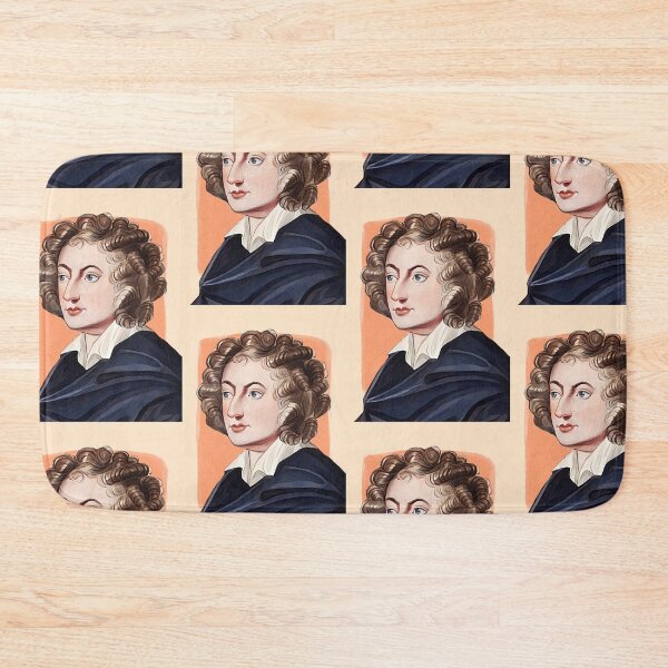 Item preview, English Composer Henry Purcell - orange - illustration  designed and sold by Litstoy.