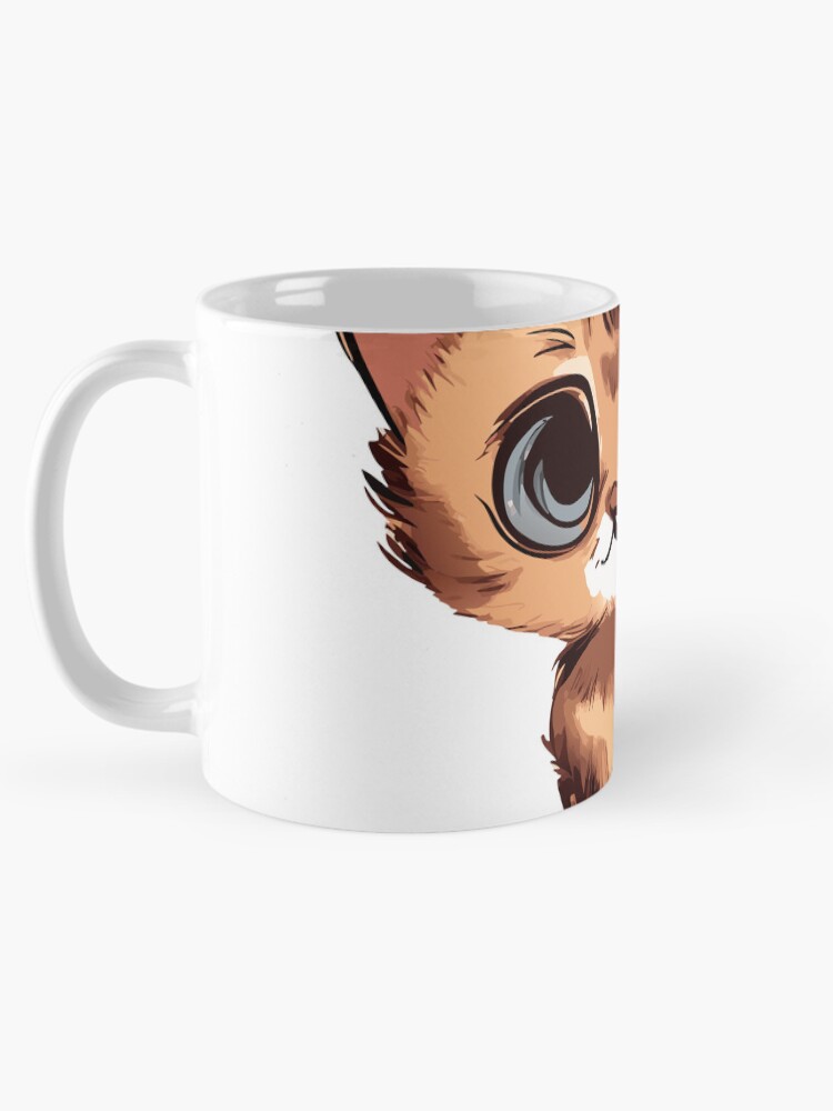 Aperçu 5 sur 6. Mug à café avec l'œuvre Cute Chausie Cat, Room Decor, Art Prints, Cats Art, Art Prints créée et vendue par ArchieDid.