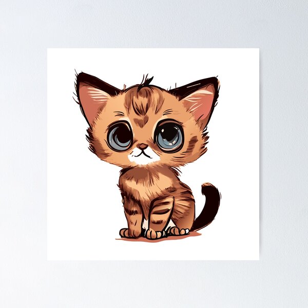 Item preview, Cute Chausie Cat, Room Decor, Art Prints, Cats Art, Art Prints designed and sold by ArchieDid.