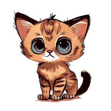 Vorschaubild zum Design Cute Chausie Cat, Room Decor, Art Prints, Cats Art, Art Prints von ArchieDid