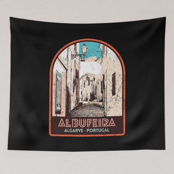 Item preview, Albufeira old town in Algarve, Portugal | Poster type city View designed and sold by Lemomo-artworks.