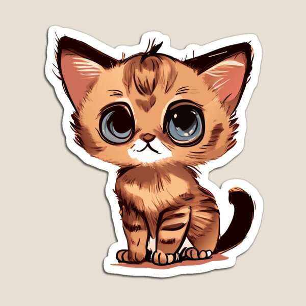 Artikelvorschau, Cute Chausie Cat, Room Decor, Art Prints, Cats Art, Art Prints entworfen und verkauft von ArchieDid.