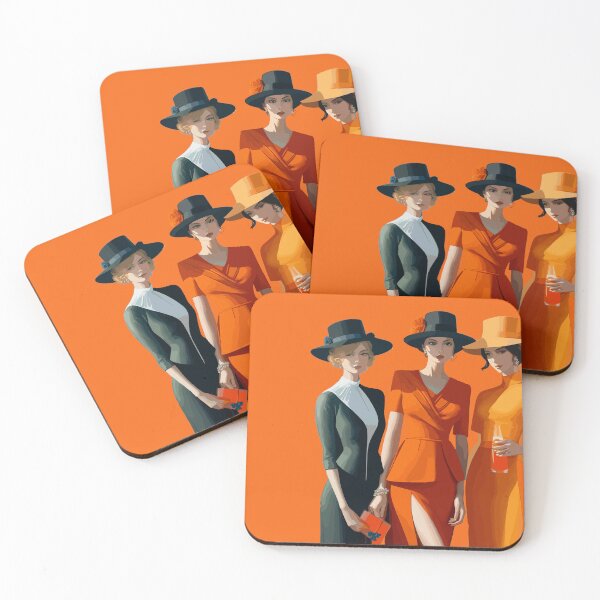 Item preview, Three art deco women designed and sold by CatCoconut-Art.