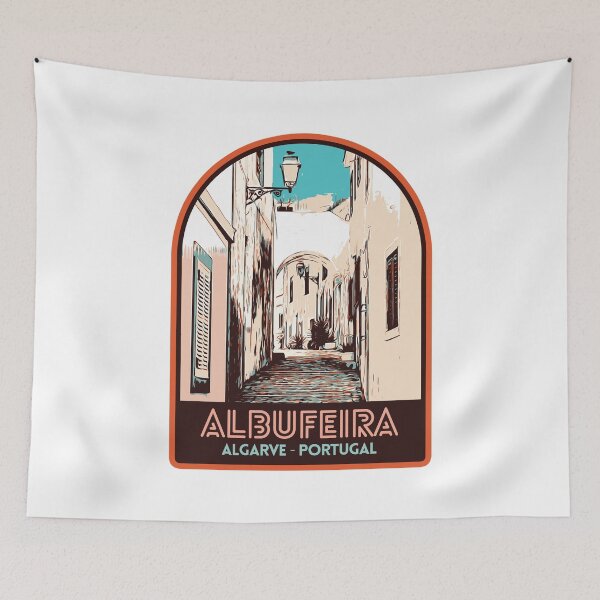 Item preview, Albufeira old town in Algarve, Portugal | Poster type city View designed and sold by Lemomo-artworks.
