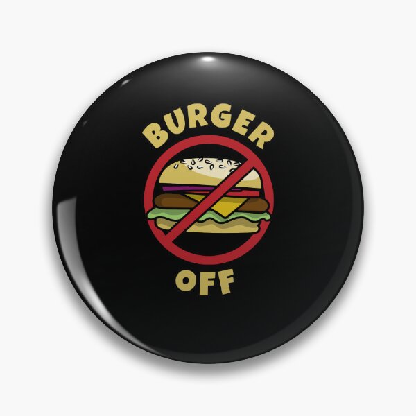 Item preview, Burger Off cartoon cheeseburger designed and sold by thandieshop.