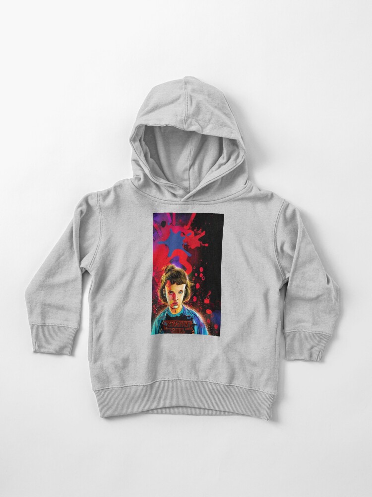 Toddler Pullover Hoodie, Stranger things abstract art by CallisC ⭐️⭐️⭐️⭐️⭐️ designed and sold by Calliope Cr ⭐⭐⭐⭐⭐