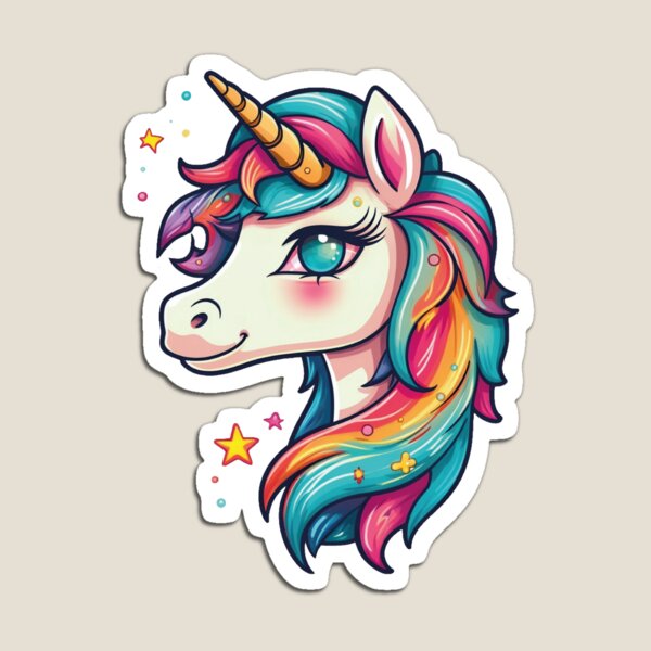 Item preview, Portret de un pequeño unicornio - 01 designed and sold by MadamPaperHazel.