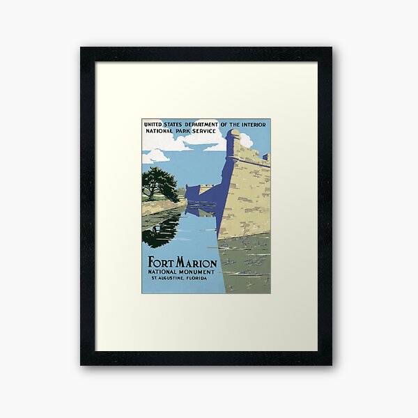 Item preview, STK502185A-Vintage travel poster for St. Augustine, Florida. designed and sold by StocktrekImages.