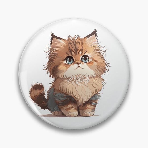 Artikelvorschau, Cute Maine-coon Cat, Room Decor, Art Prints, Cats Art, Art Prints entworfen und verkauft von ArchieDid.