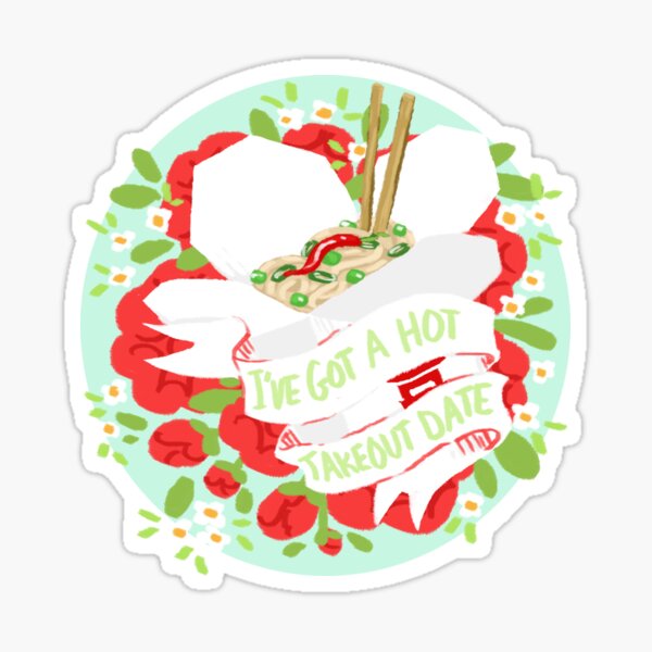 Item preview, I've got a hot takeout date with Myself  designed and sold by LizzyWhimsy.