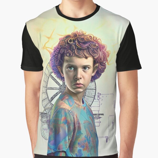 Item preview, Stranger things - Eleven art By CallisC ⭐️⭐️⭐️⭐️⭐️ designed and sold by Calliope Cr ⭐⭐⭐⭐⭐.