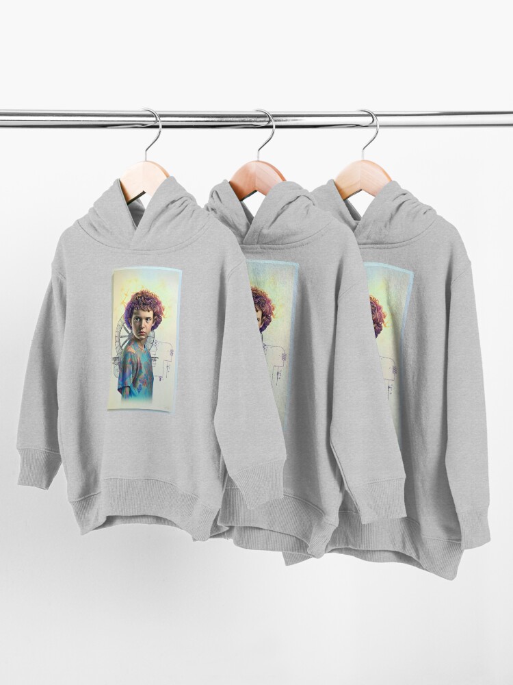 Toddler Pullover Hoodie, Stranger things - Eleven art By CallisC ⭐️⭐️⭐️⭐️⭐️ designed and sold by Calliope Cr ⭐⭐⭐⭐⭐