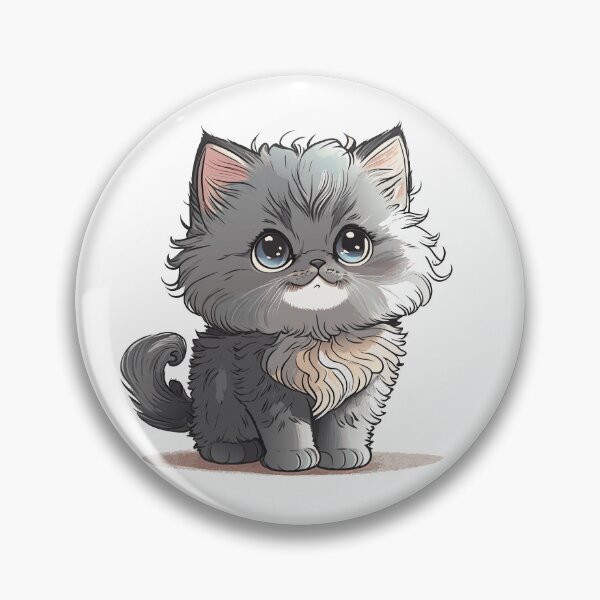 Artikelvorschau, Cute Nebelung Cat, Room Decor, Art Prints, Cats Art, Art Prints entworfen und verkauft von ArchieDid.