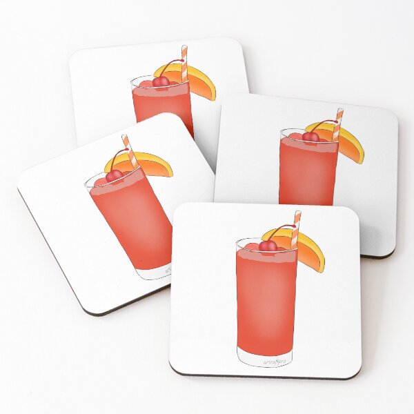 Item preview, Alabama Slammer Cocktail Summer Drink designed and sold by ArtRaftPro.