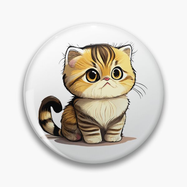 Artikelvorschau, Cute Scottish-fold Cat, Room Decor, Art Prints, Cats Art, Art Prints entworfen und verkauft von ArchieDid.